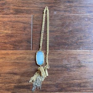 Gray tassel Kendra Scott necklace